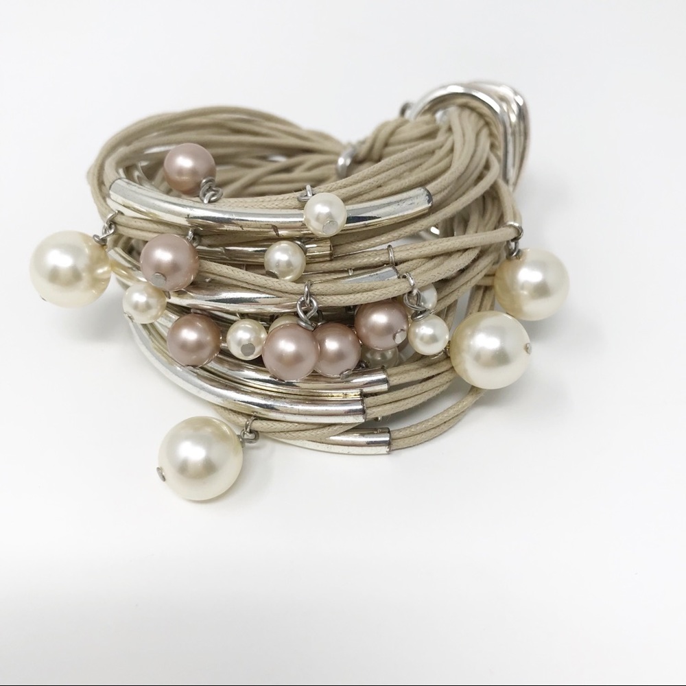 gj Multi-color Pearl Bracelet🌻